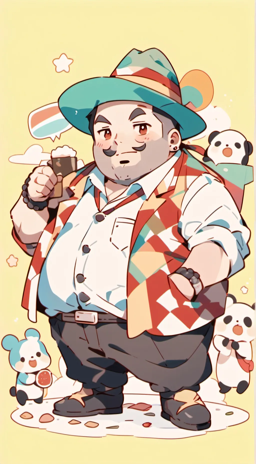 ai character: Steve background