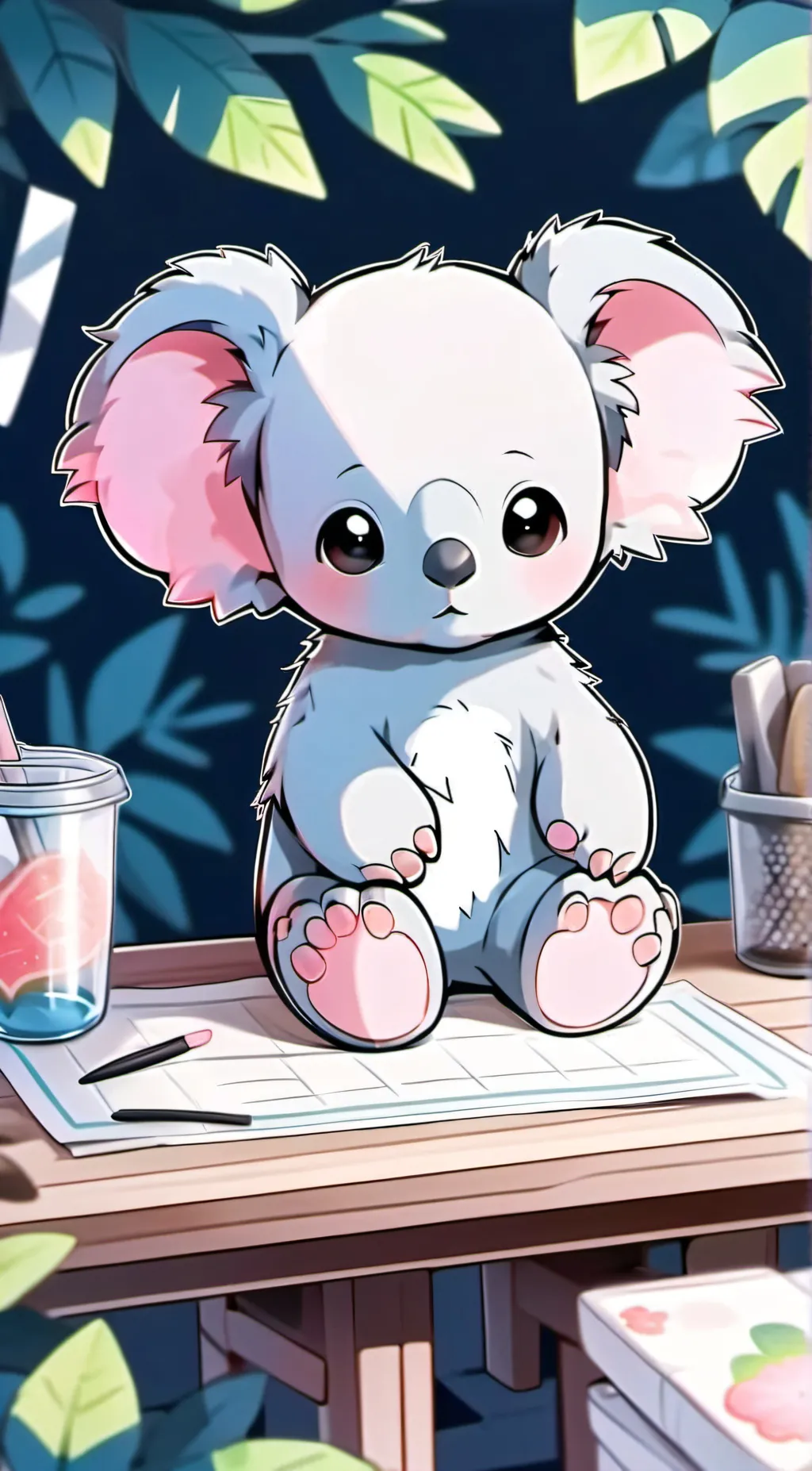 ai character: nomnom background