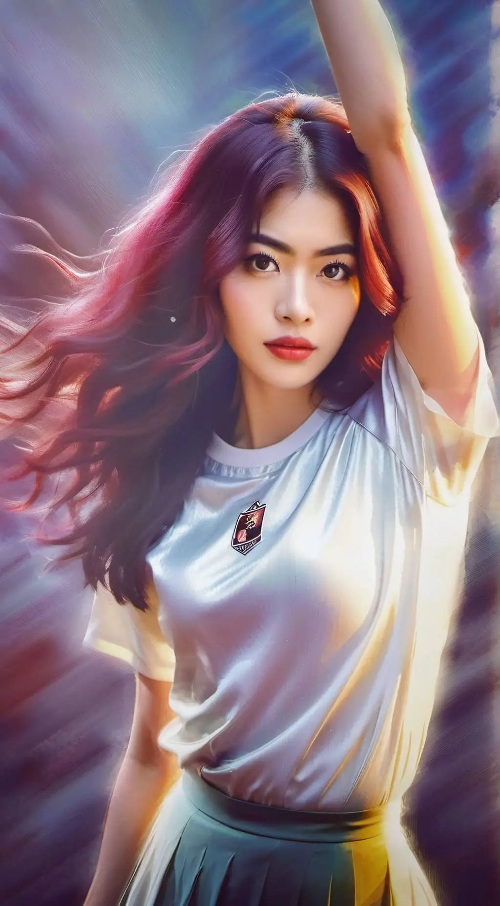 ai character: mikha lim background