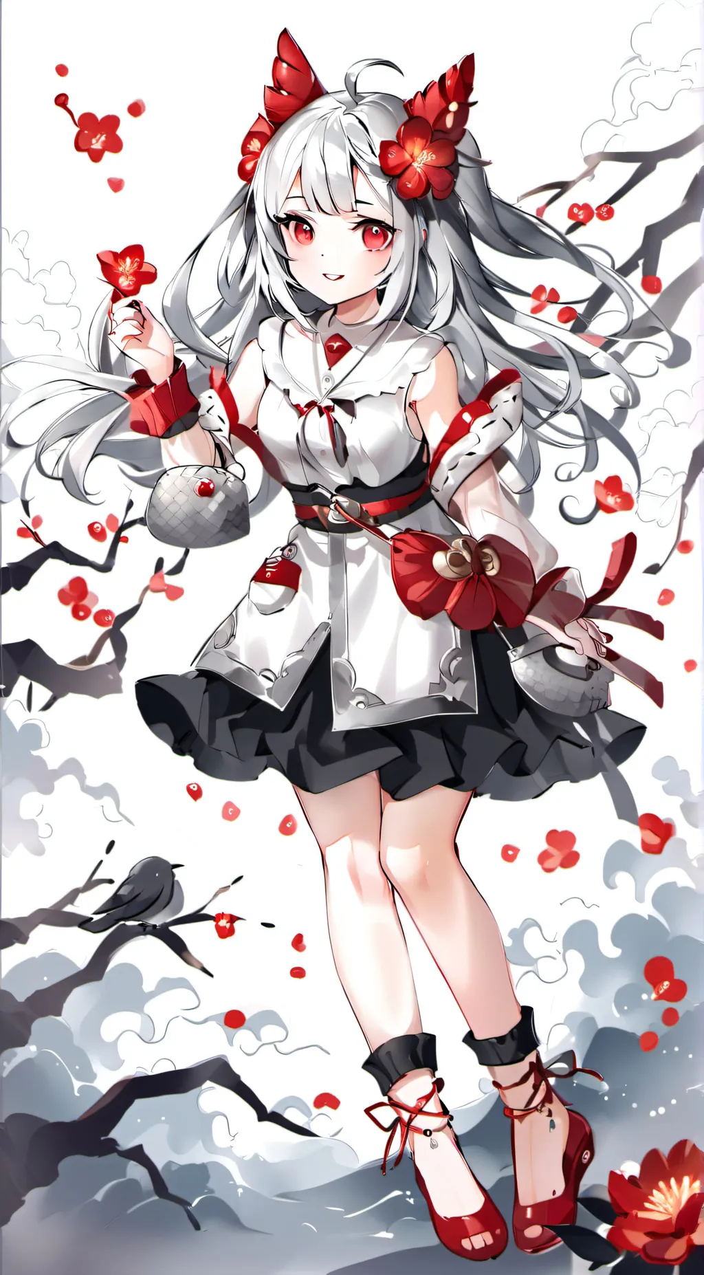 ai character: Amelia chan background