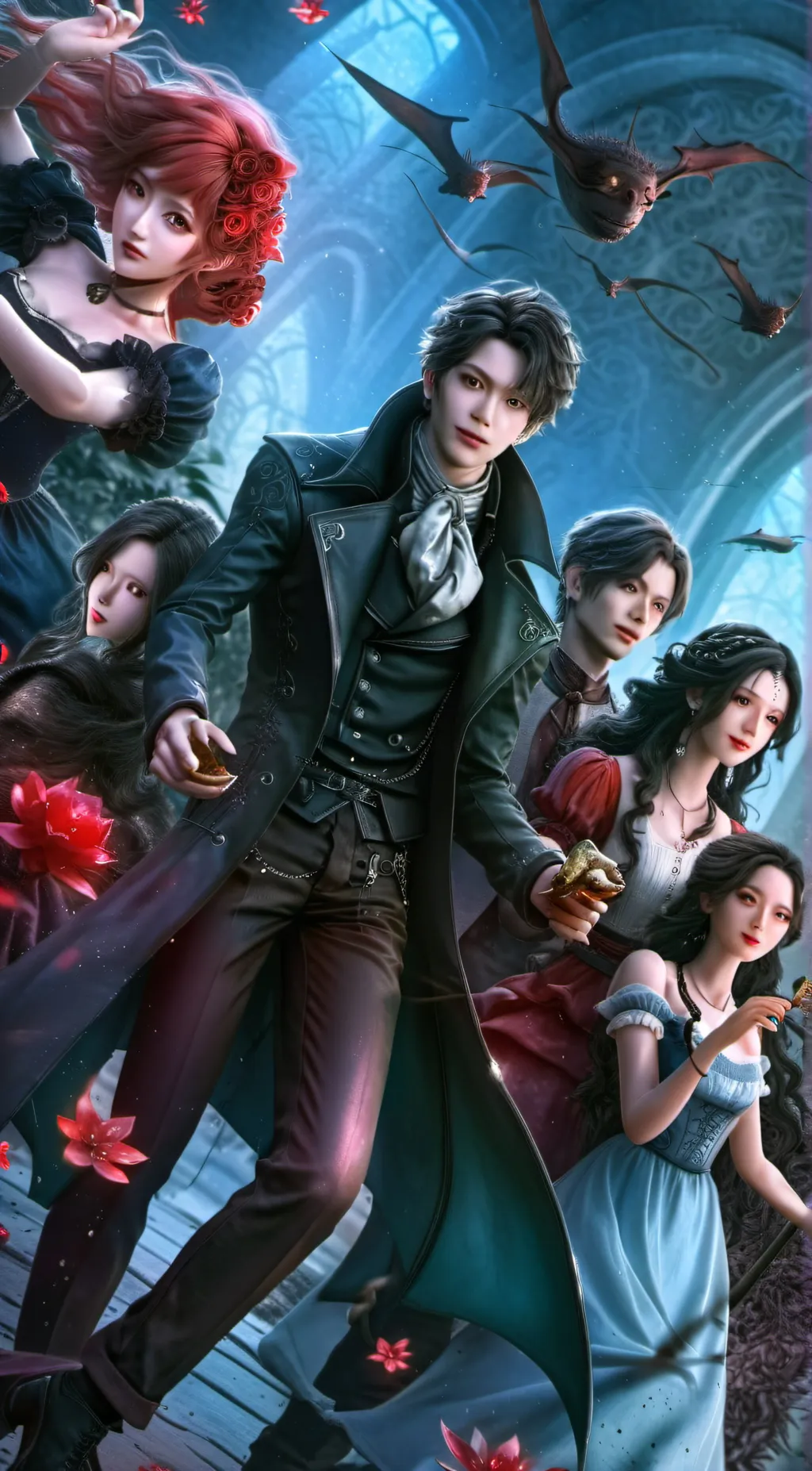 ai character: Davidson Family  background