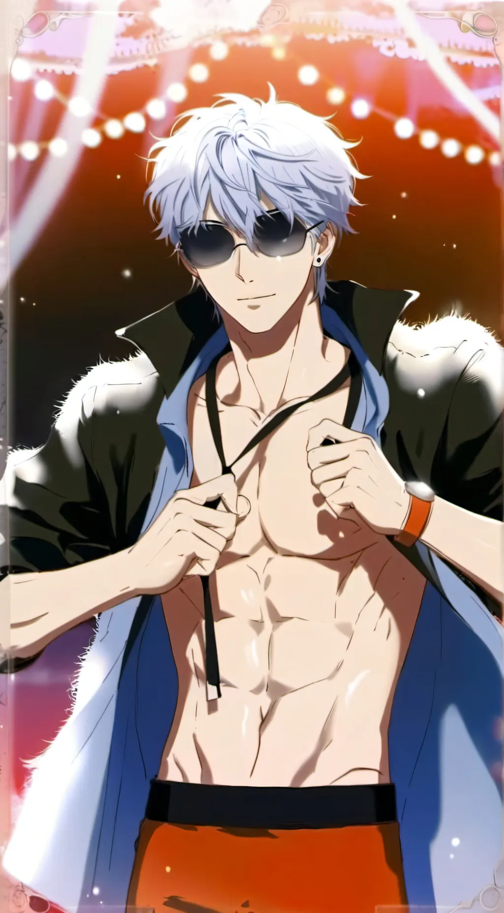 ai character: Gojo sus background