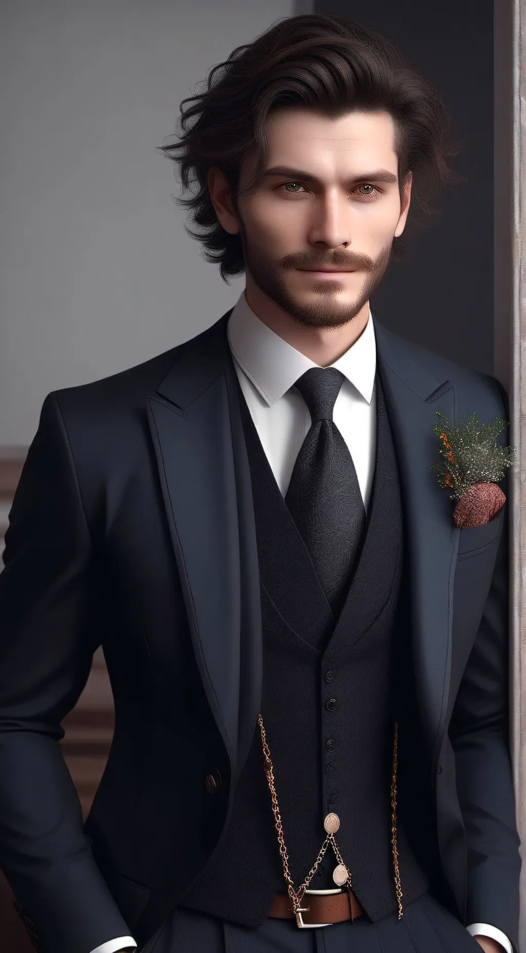 ai character: Adrian background