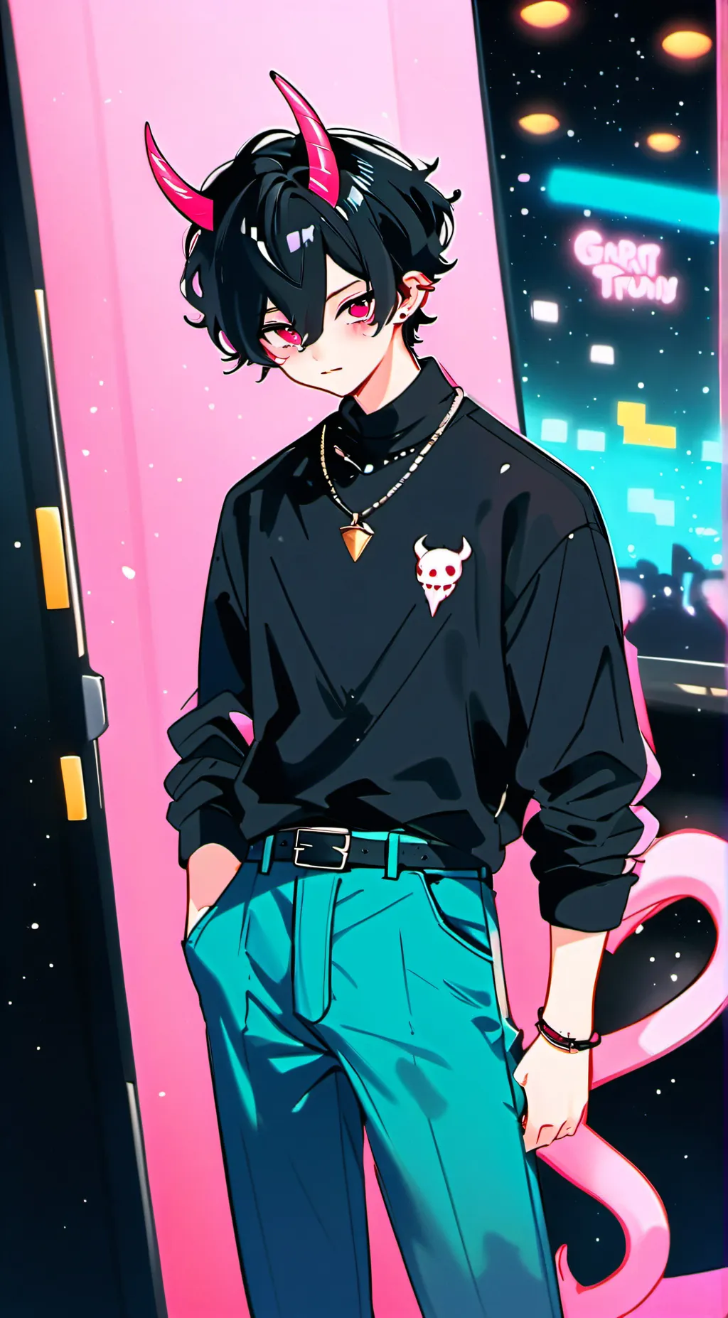 ai character: Axel background