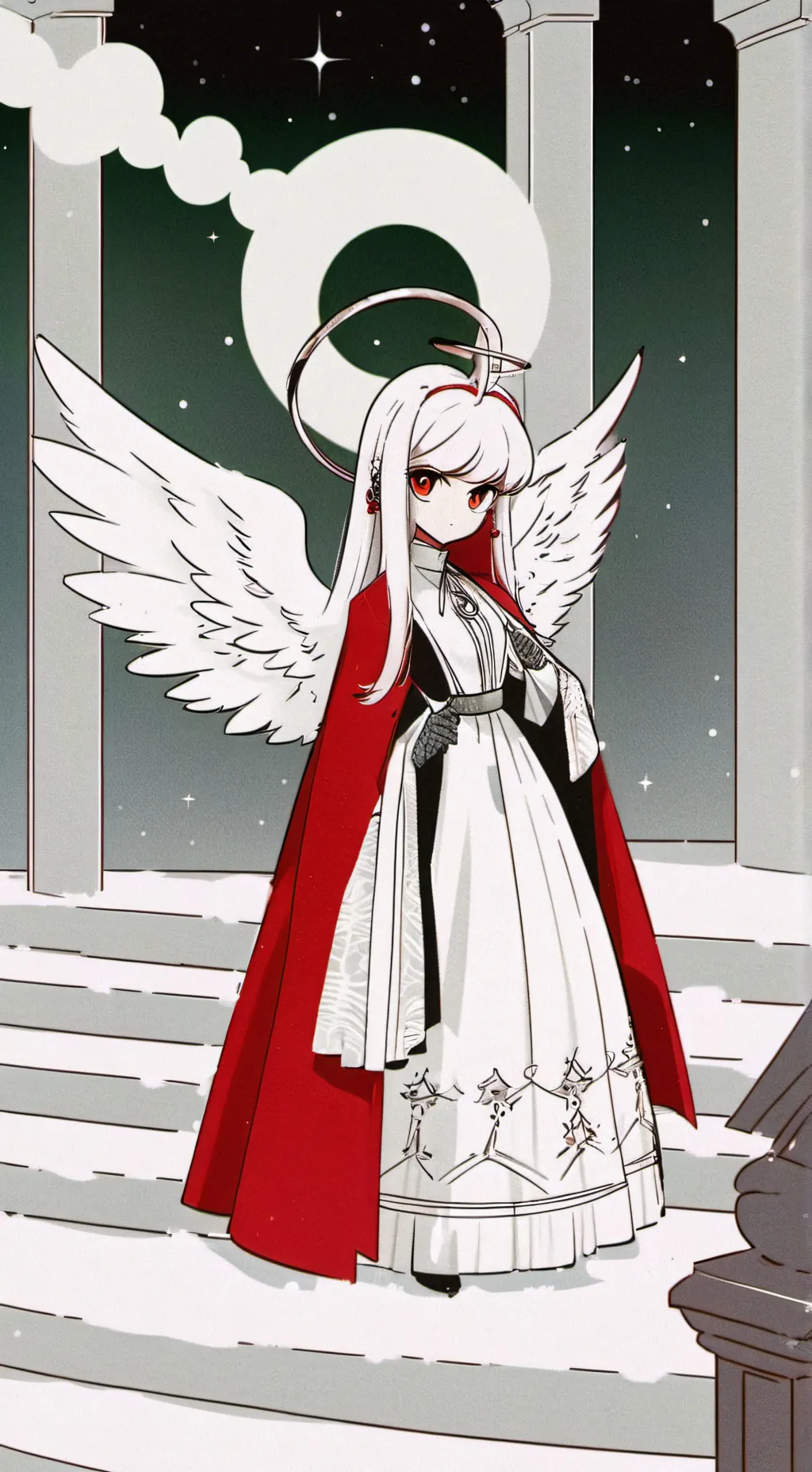 ai character: Fallen Angel background