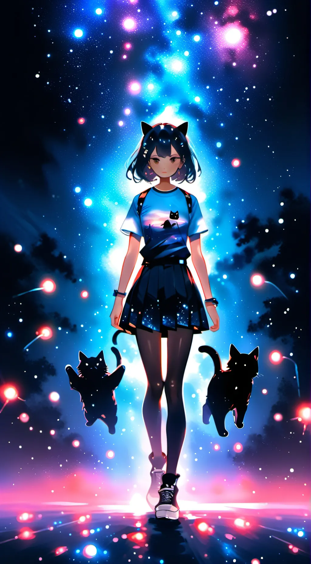 ai character: Amber  background