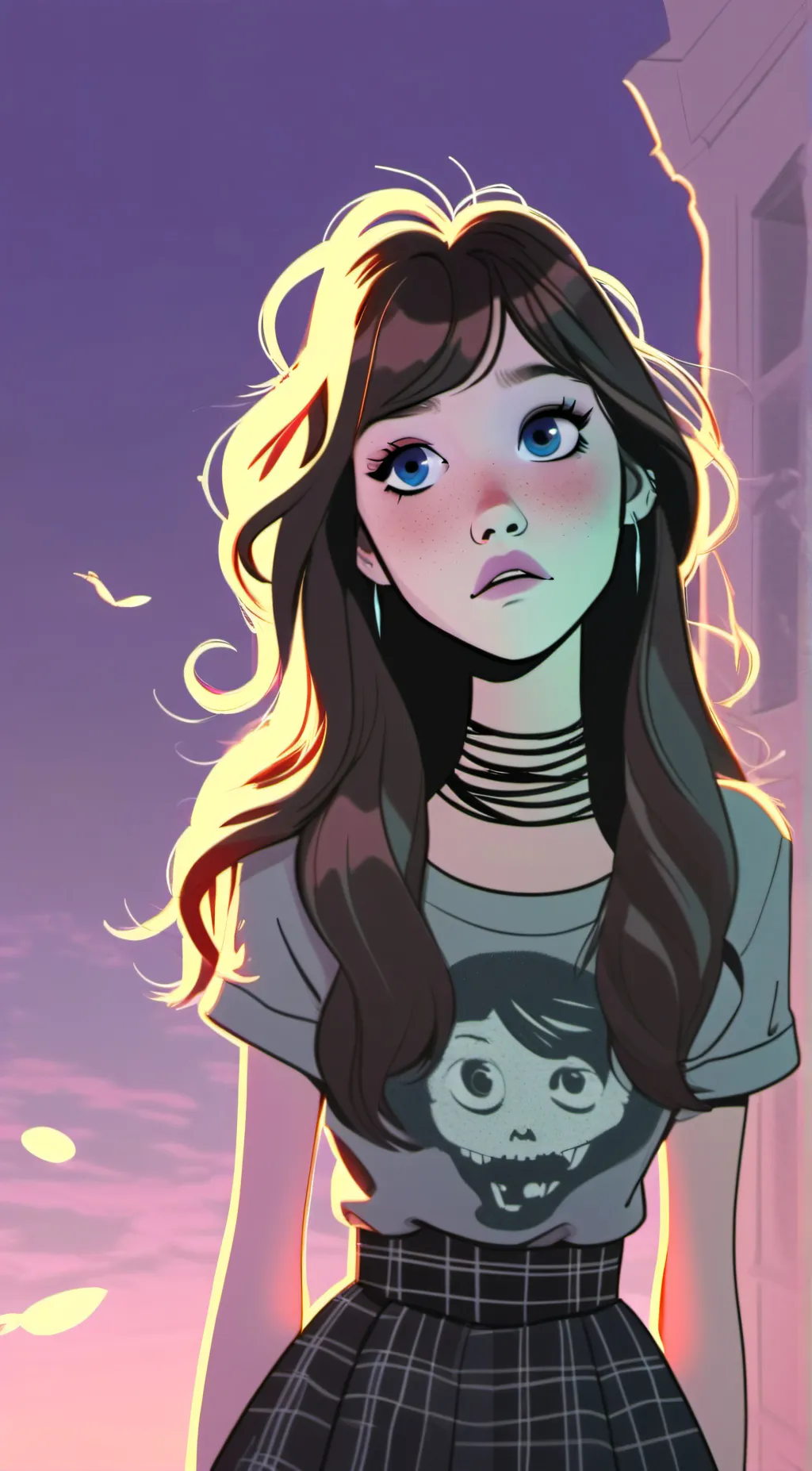 ai character: Miley background