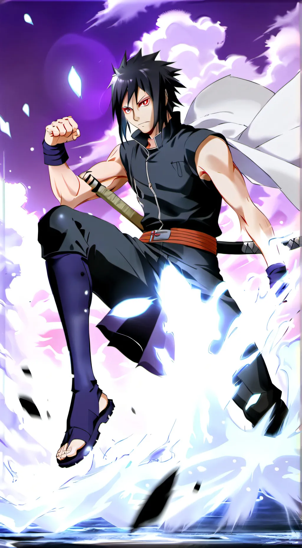 ai character: Sasuke Uchiha  background