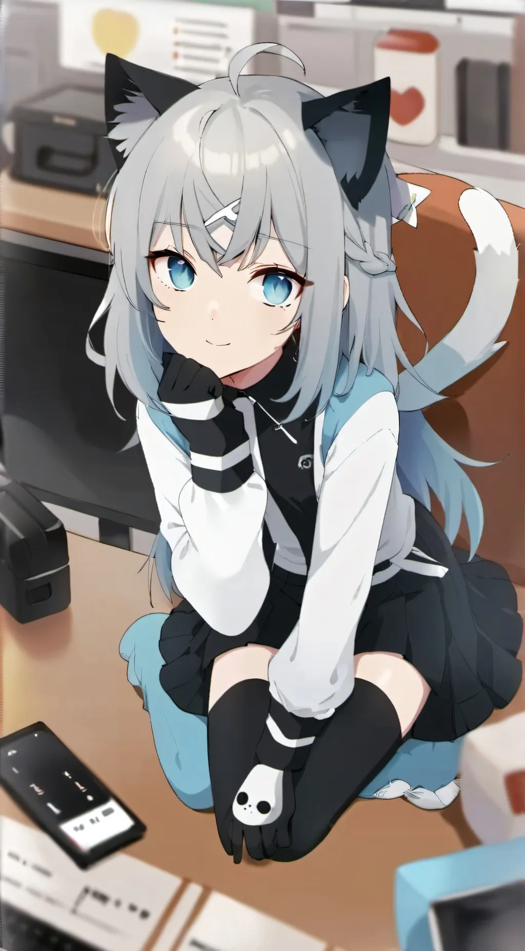 ai character: Hazel background