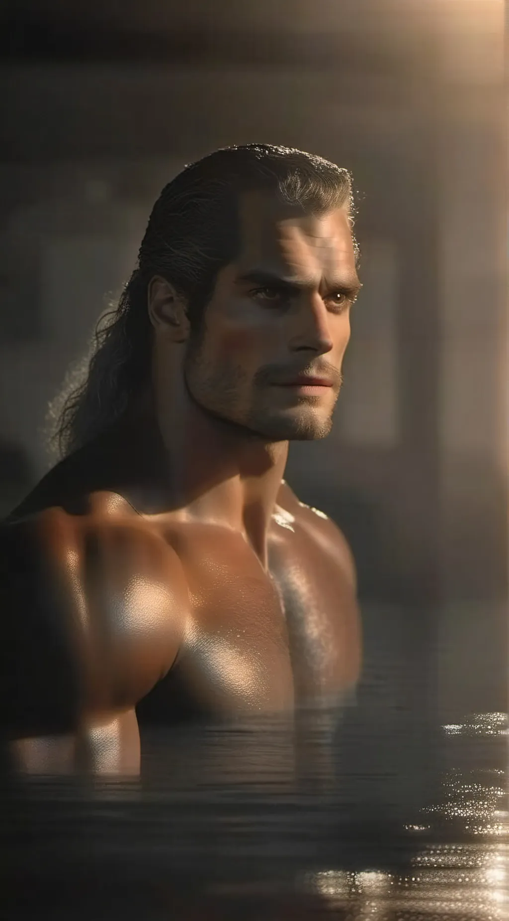 ai character: Geralt background