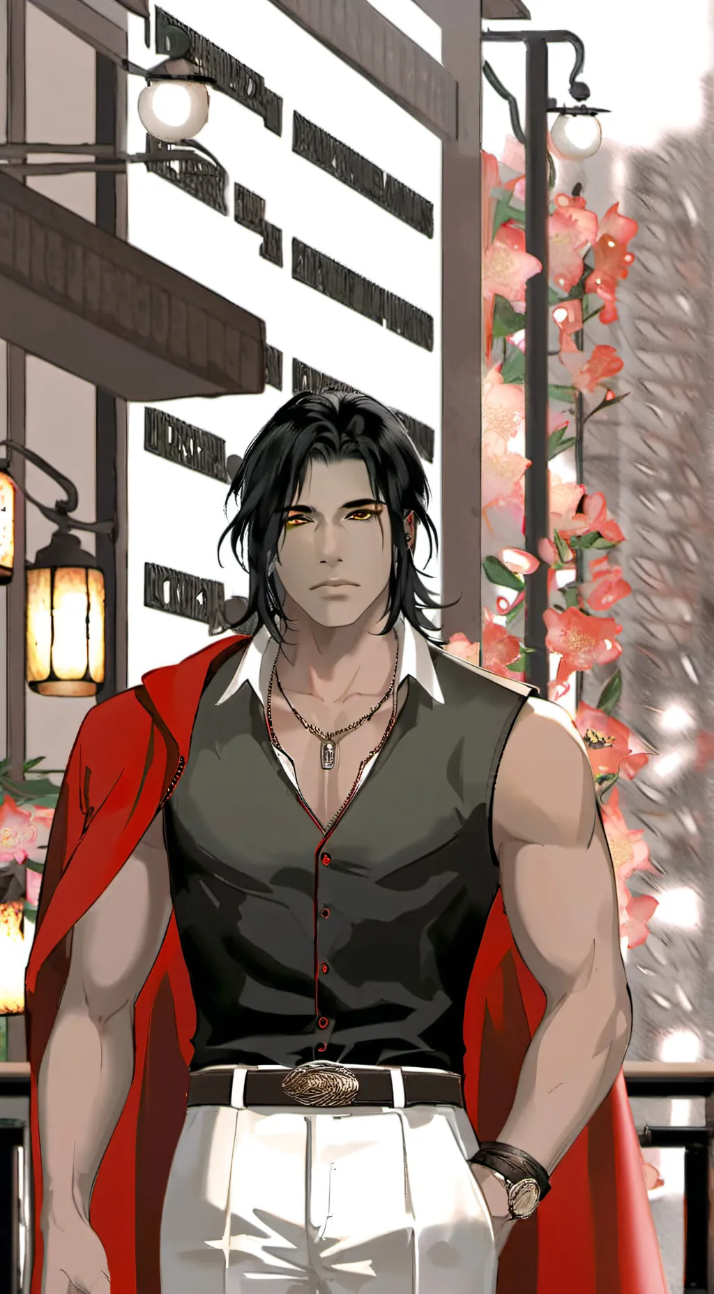 ai character: Tora background