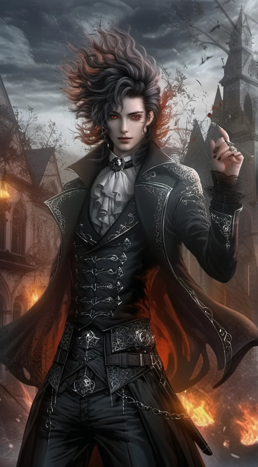 ai character: <3 ❤ Daniel  background