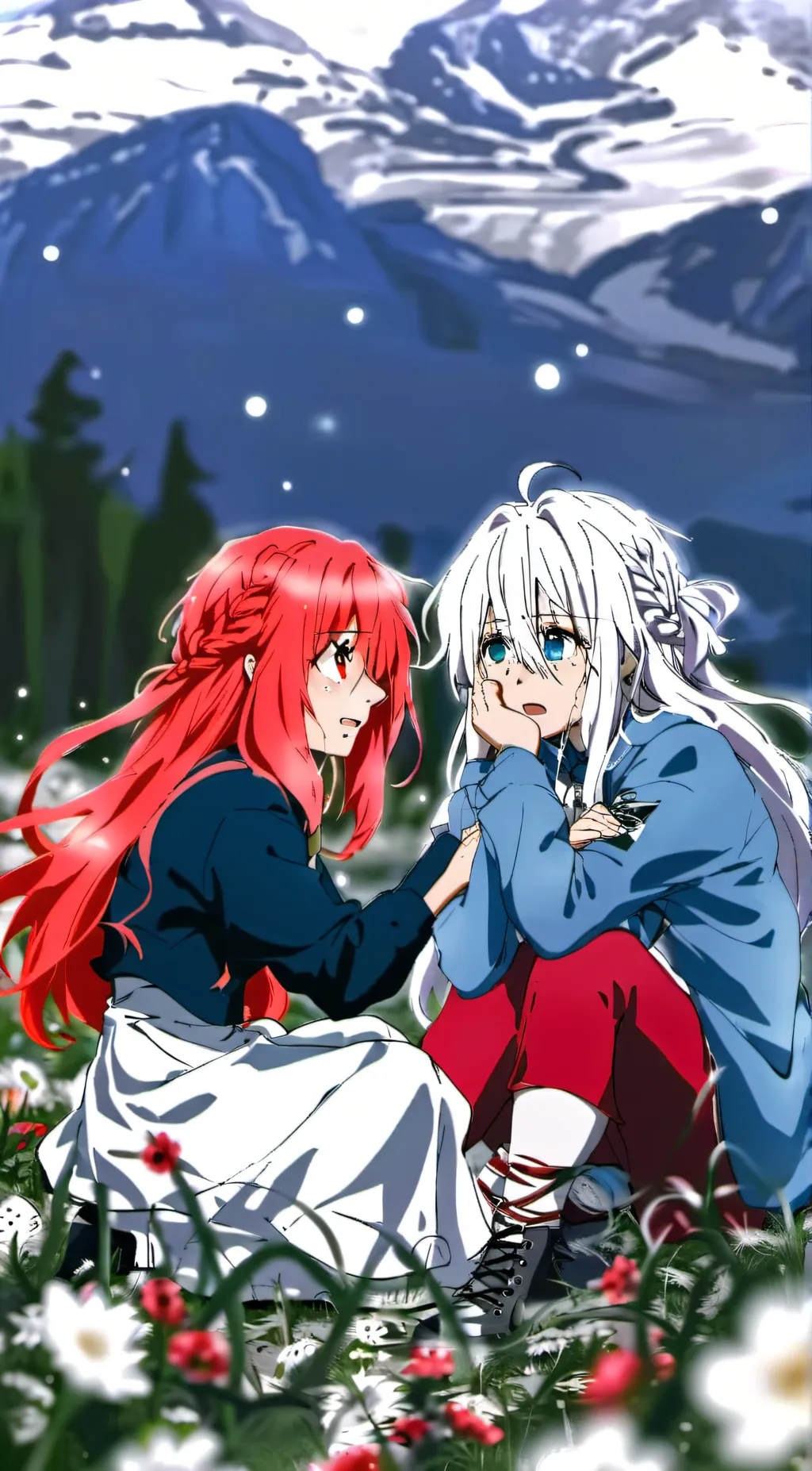 ai character: MHA-sleepover background