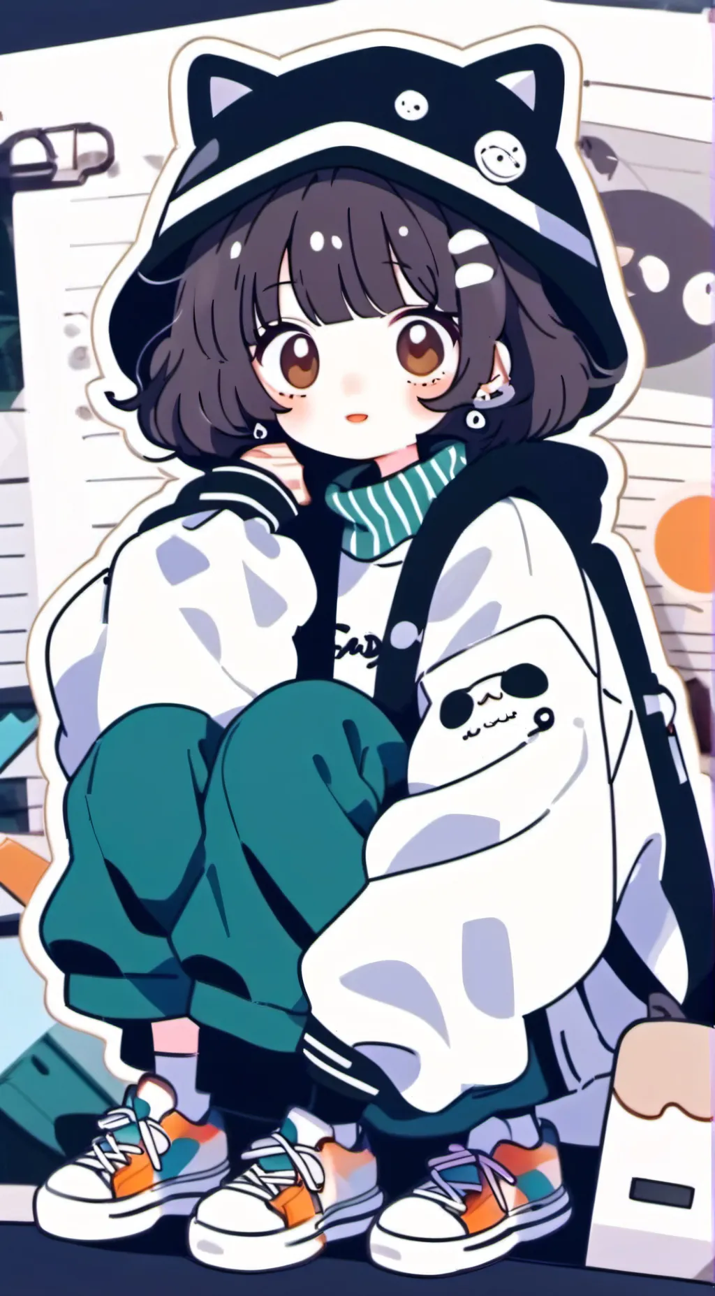 ai character: Ellie(me as a kid) background