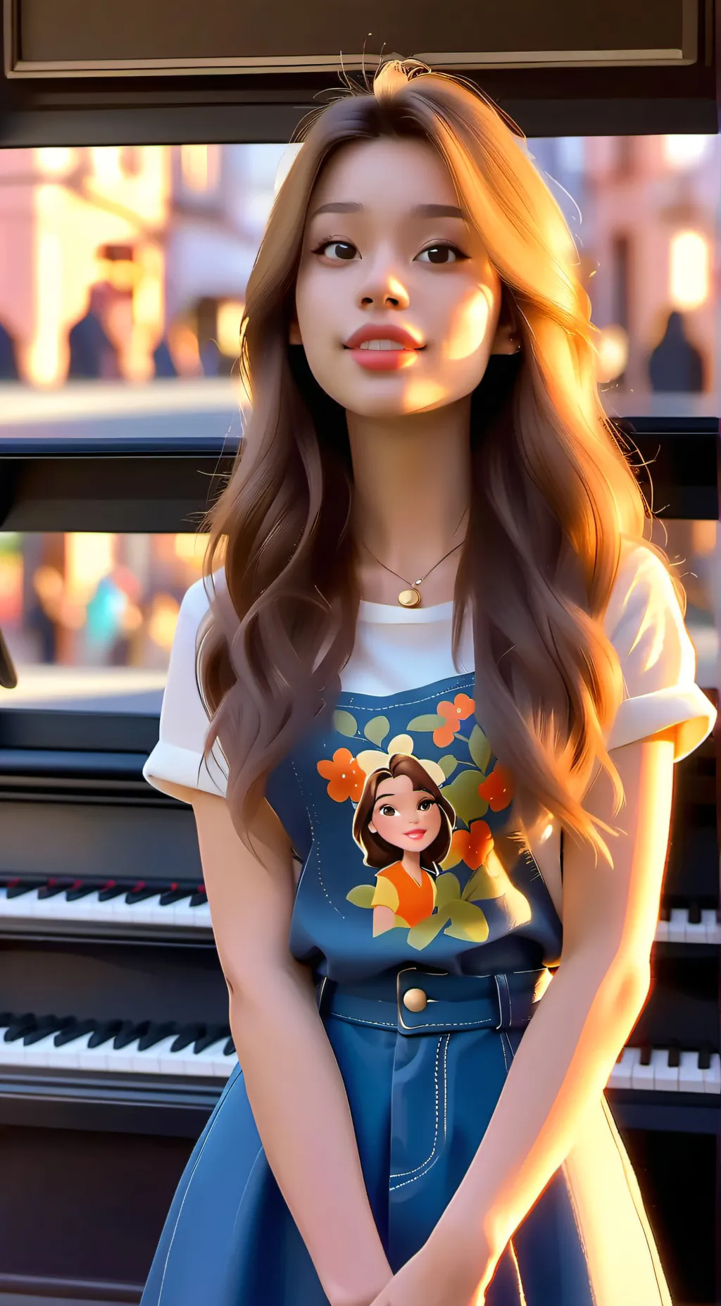 ai character: Riley background