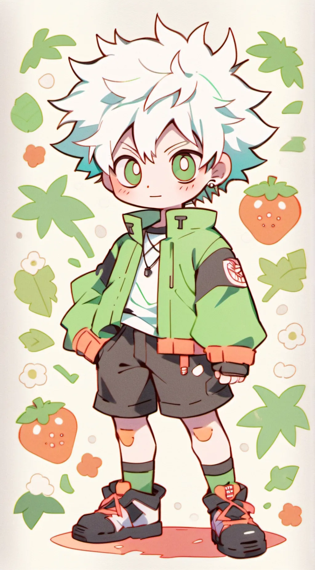 ai character: Bakugo background