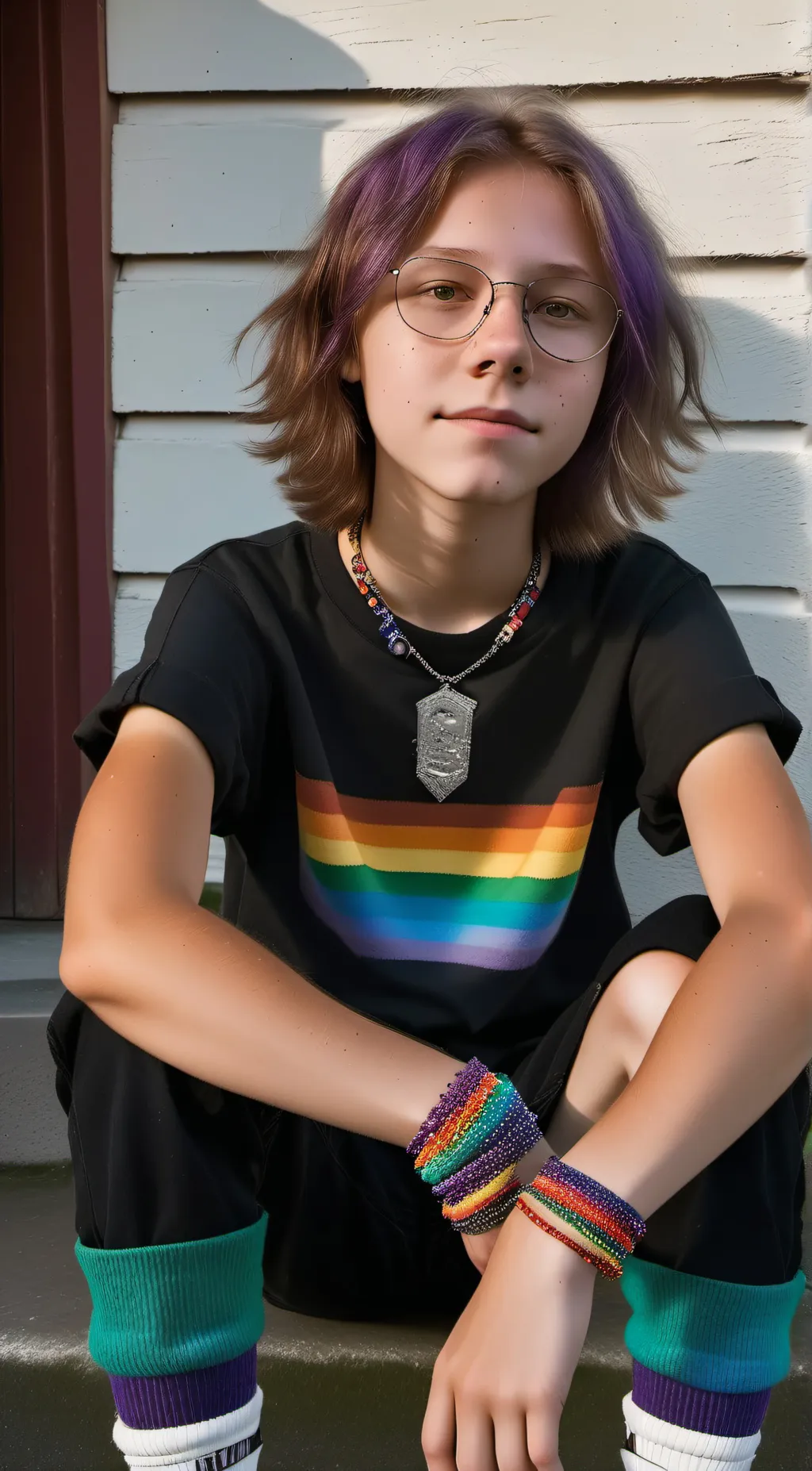 ai character: 🏳️‍🌈Me🏳️‍🌈 background