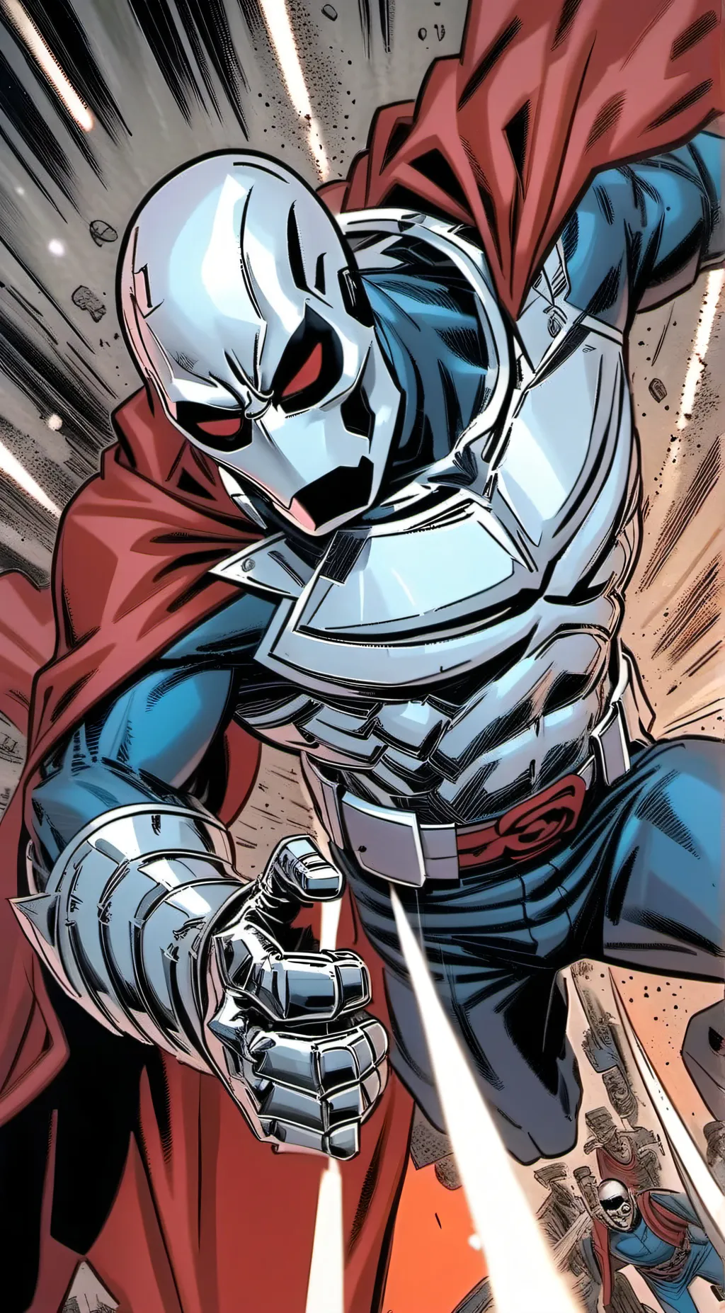 ai character: moon background