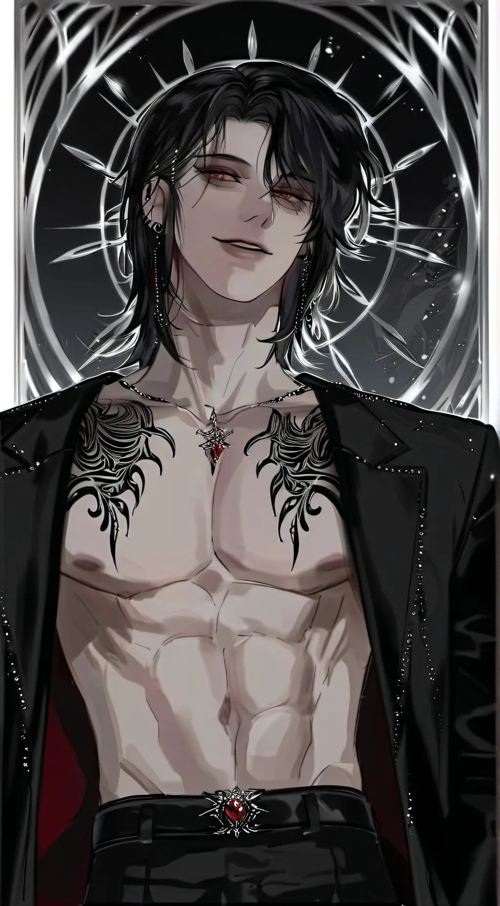 ai character: Lucifer  background