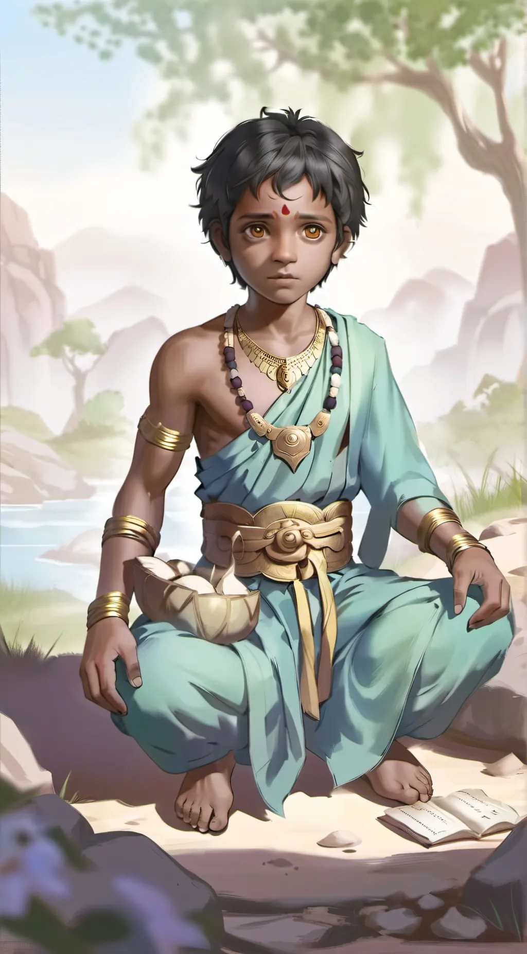 ai character: Ananda background