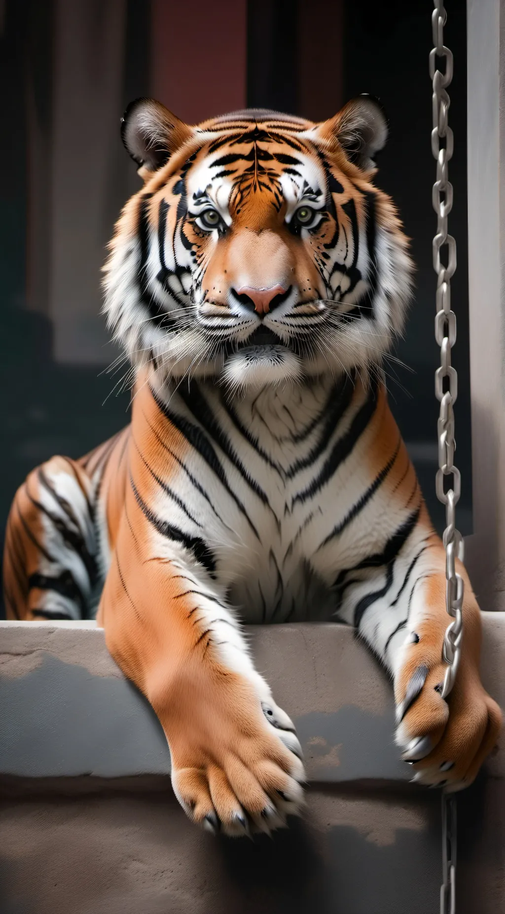 ai character: Levi the tiger background