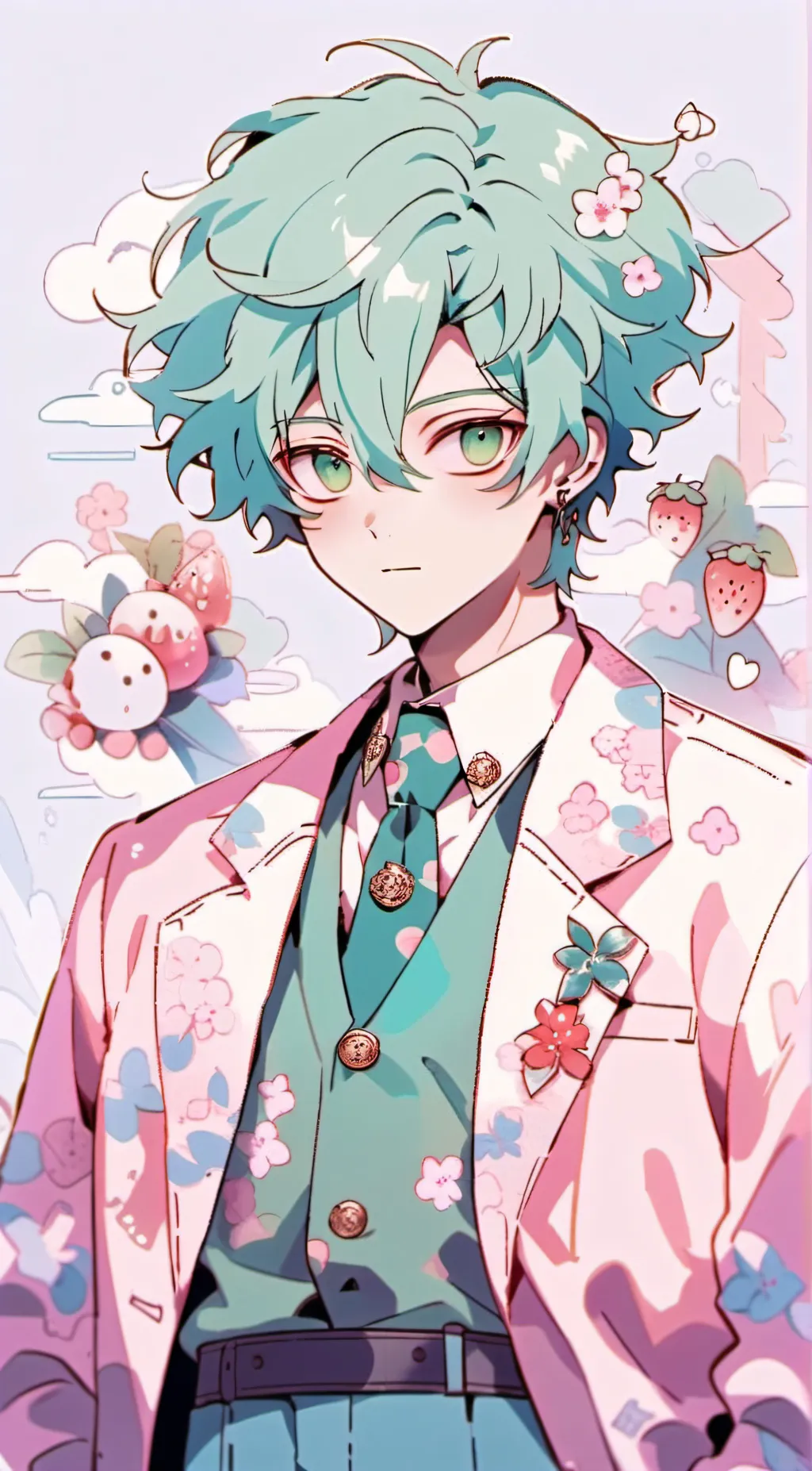 ai character: Winter background