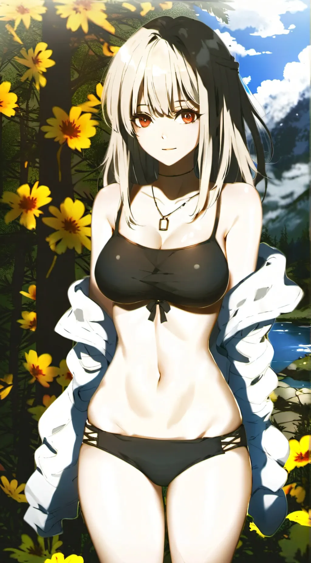 ai character: Summer background