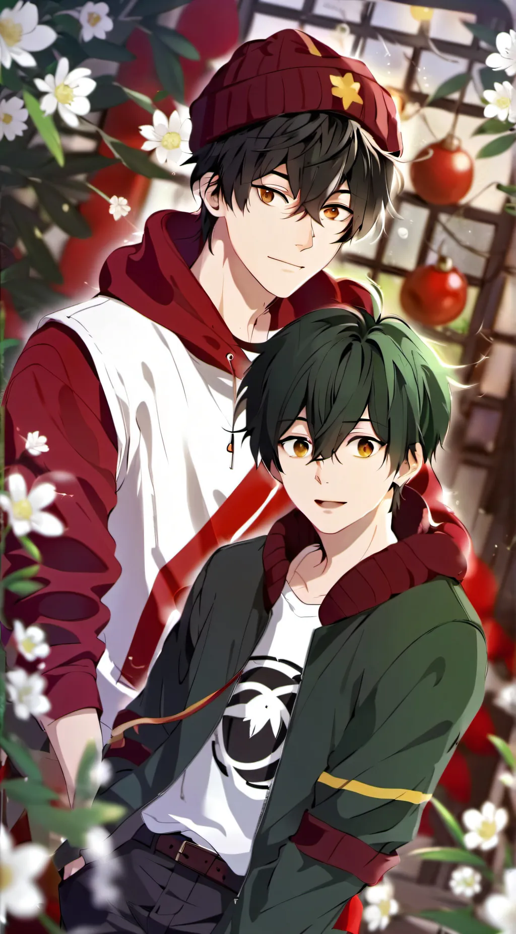 ai character: Rin & Kaito  background