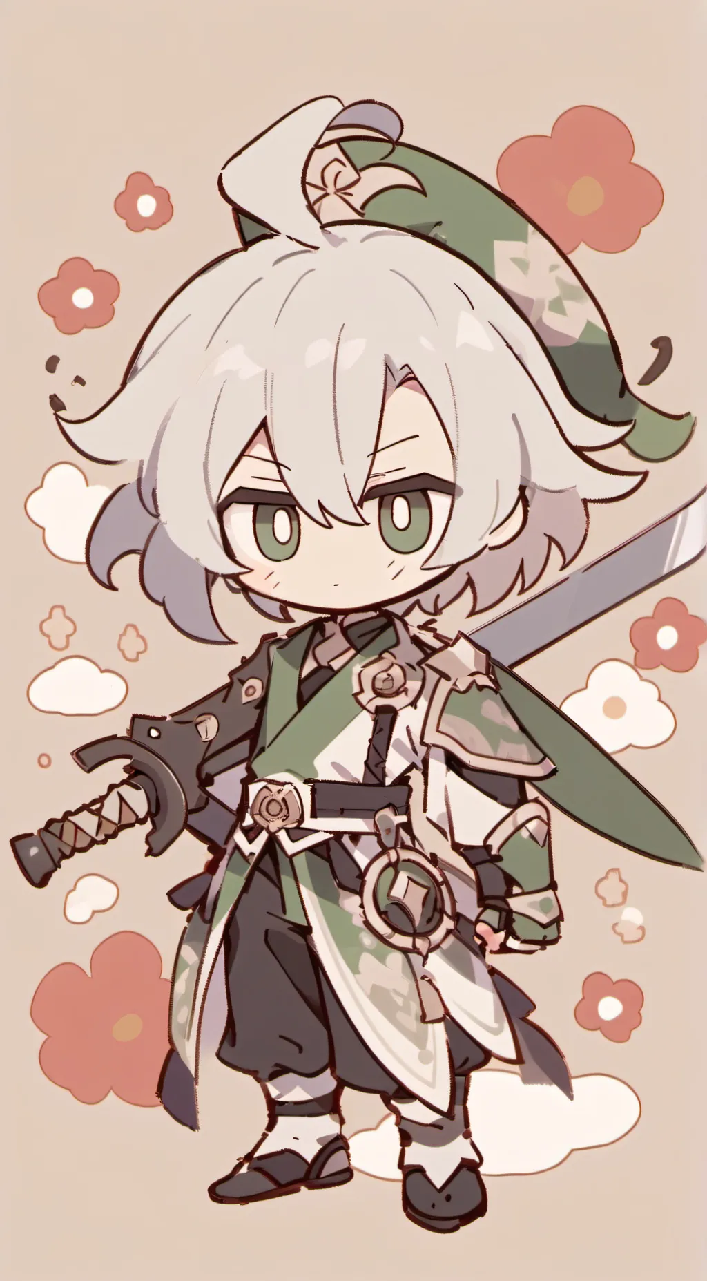 ai character: Z (my oc and W) background