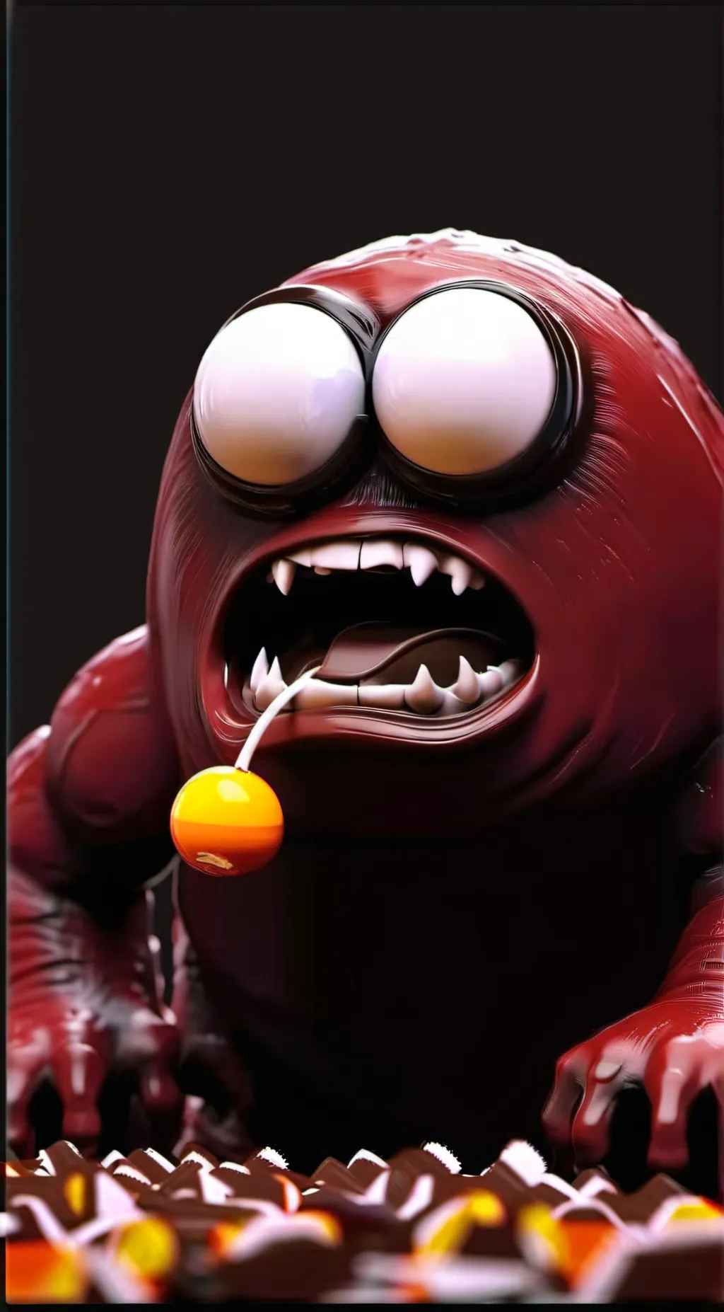 ai character: The fudge background