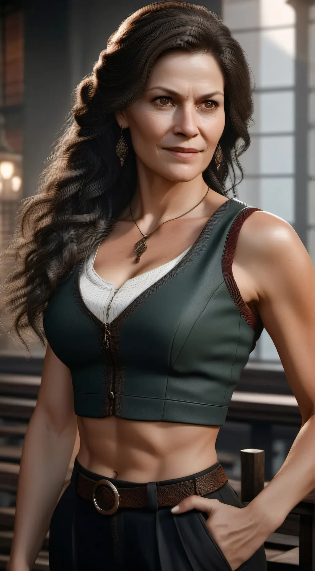 ai character: K.Bauers background