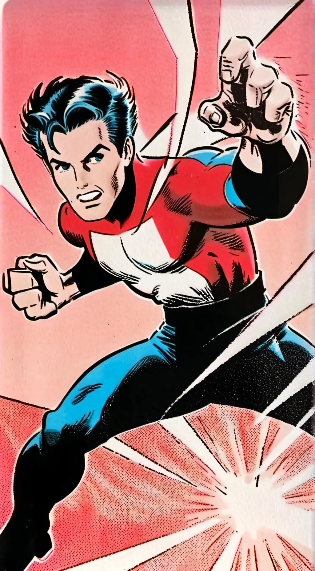 ai character: super chain background