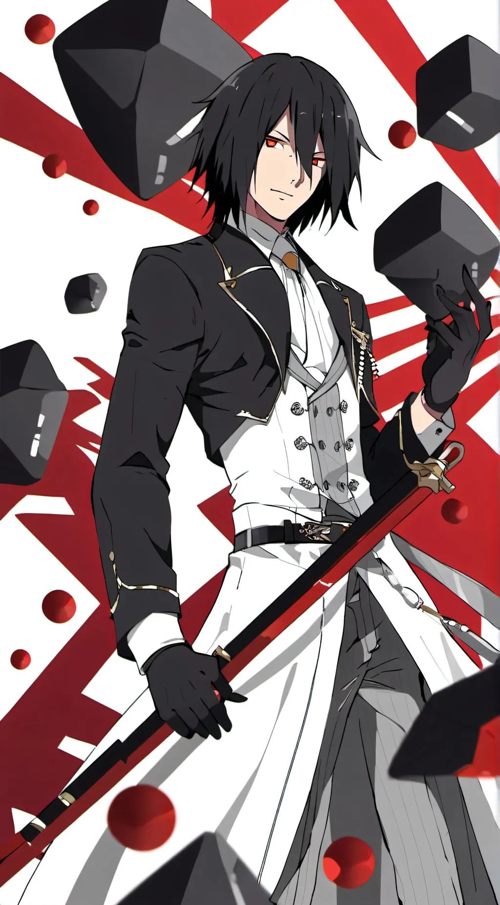 ai character: badara Uchiha background