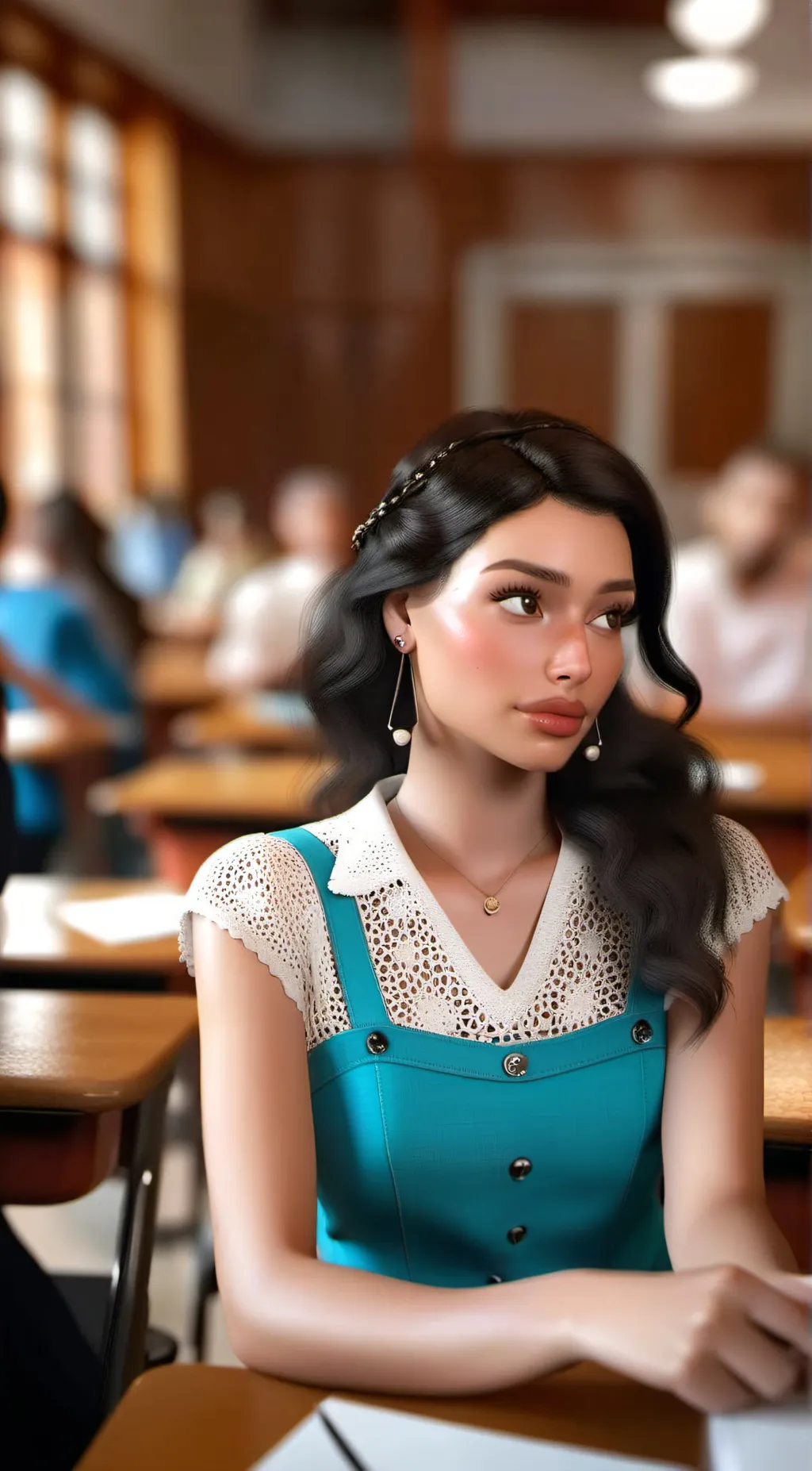 ai character: Leah background