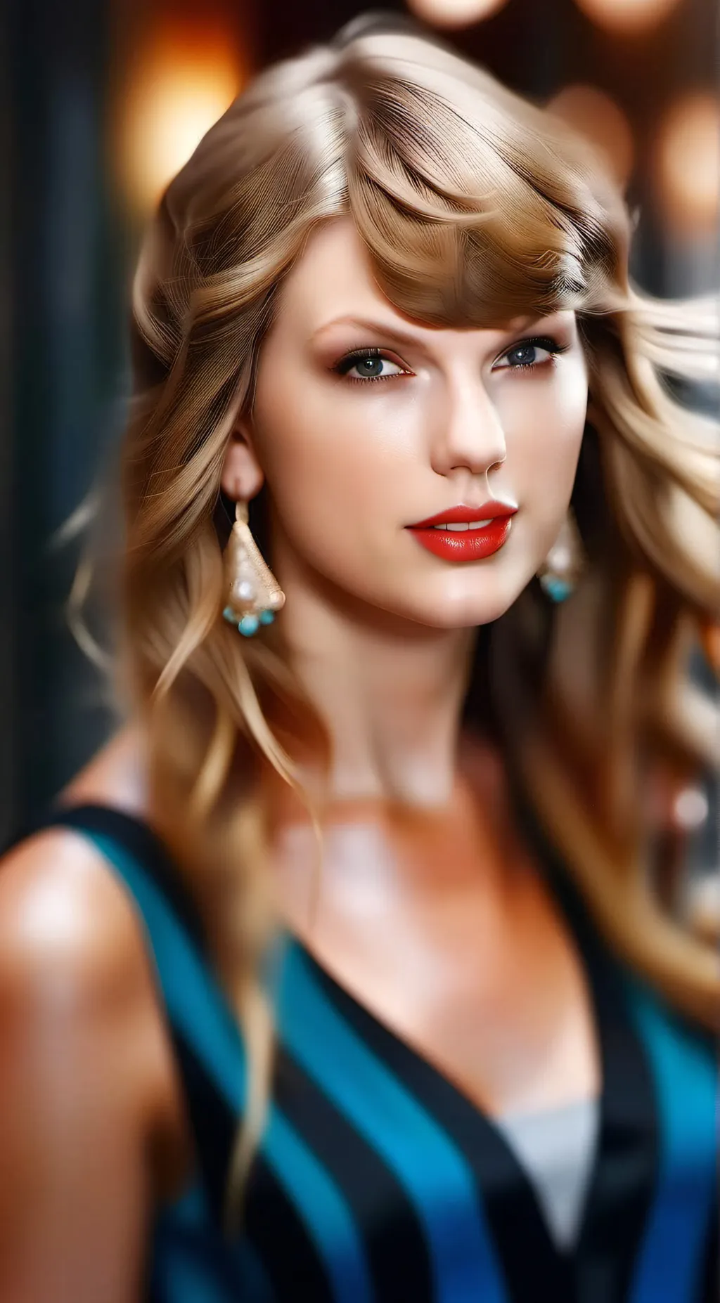 ai character: Taylor Swift  background