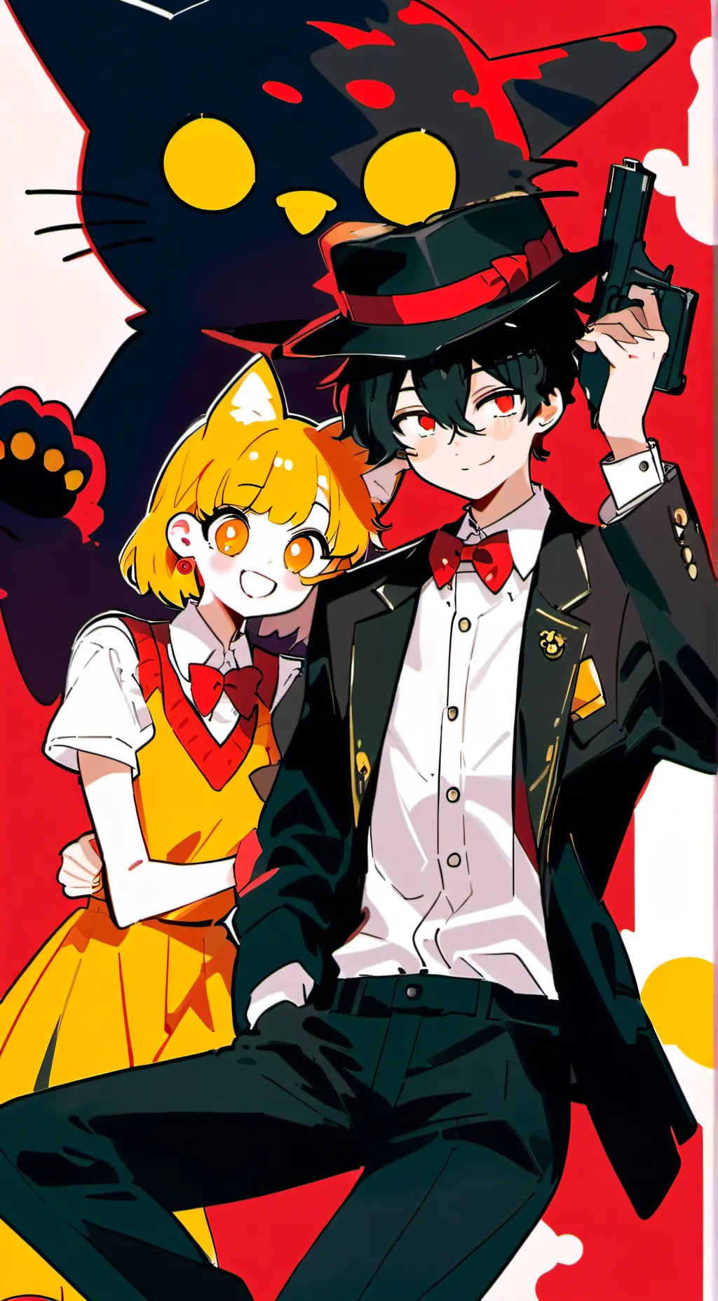 ai character: Wakashi and Danny background