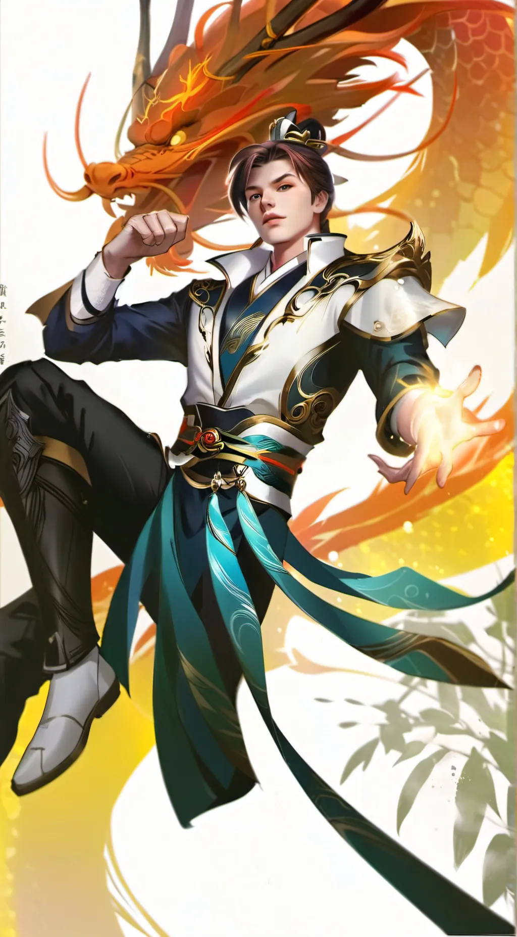 ai character: zilong  background