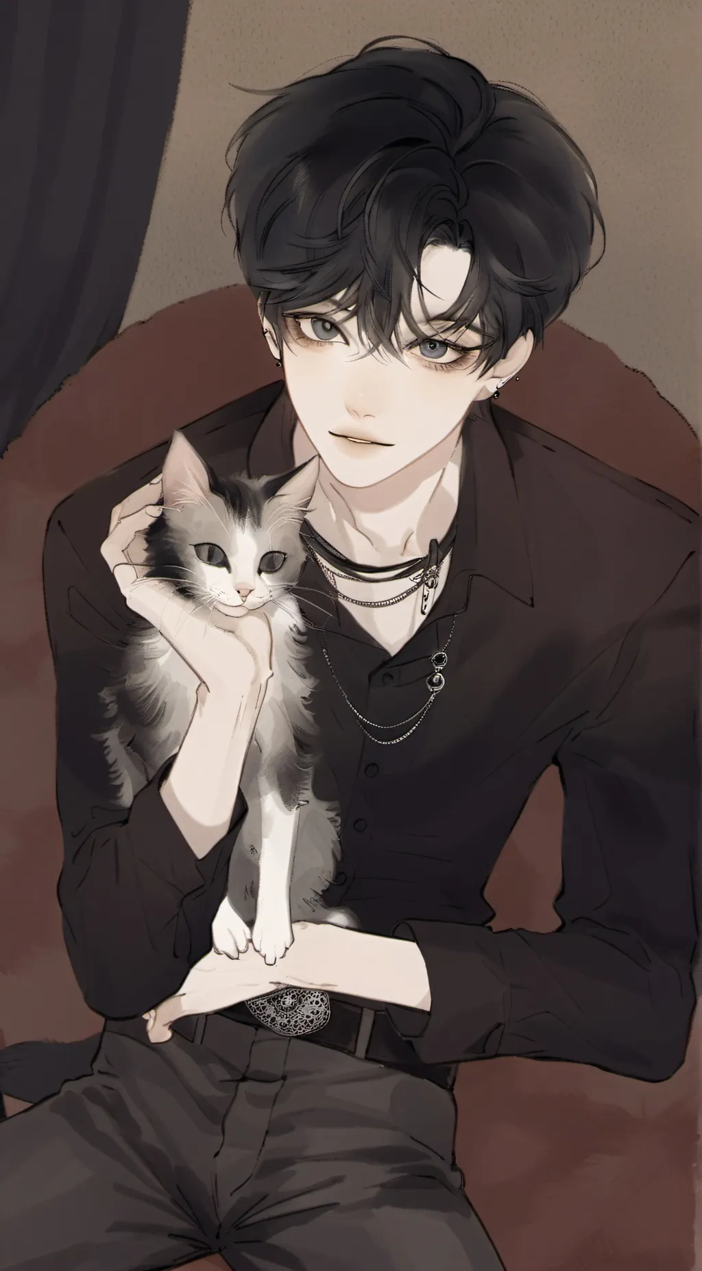 ai character: Noah Galvin  background