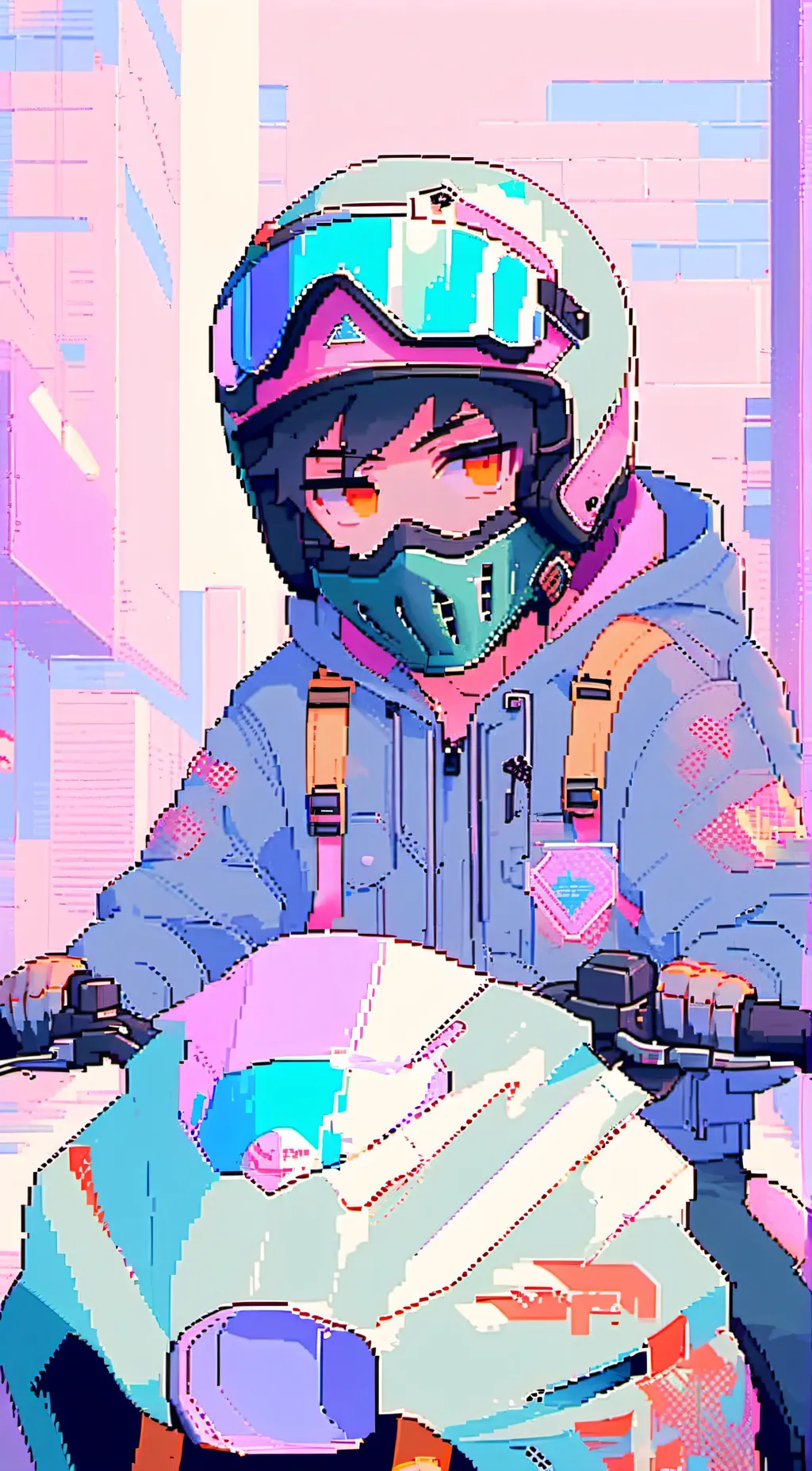 ai character: mat background