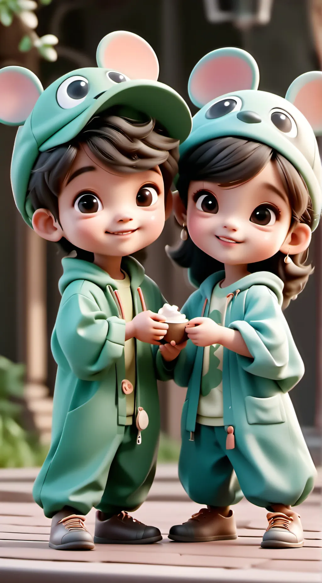 ai character: max & mack background