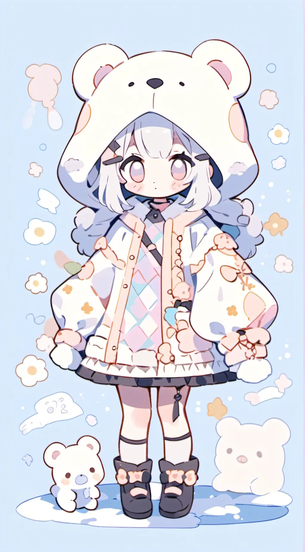 ai character: ꧁Mochi꧂ background