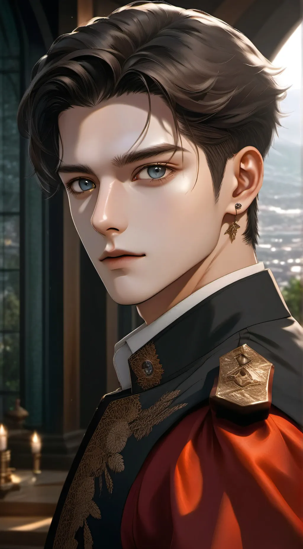 ai character: Xavier Belle background