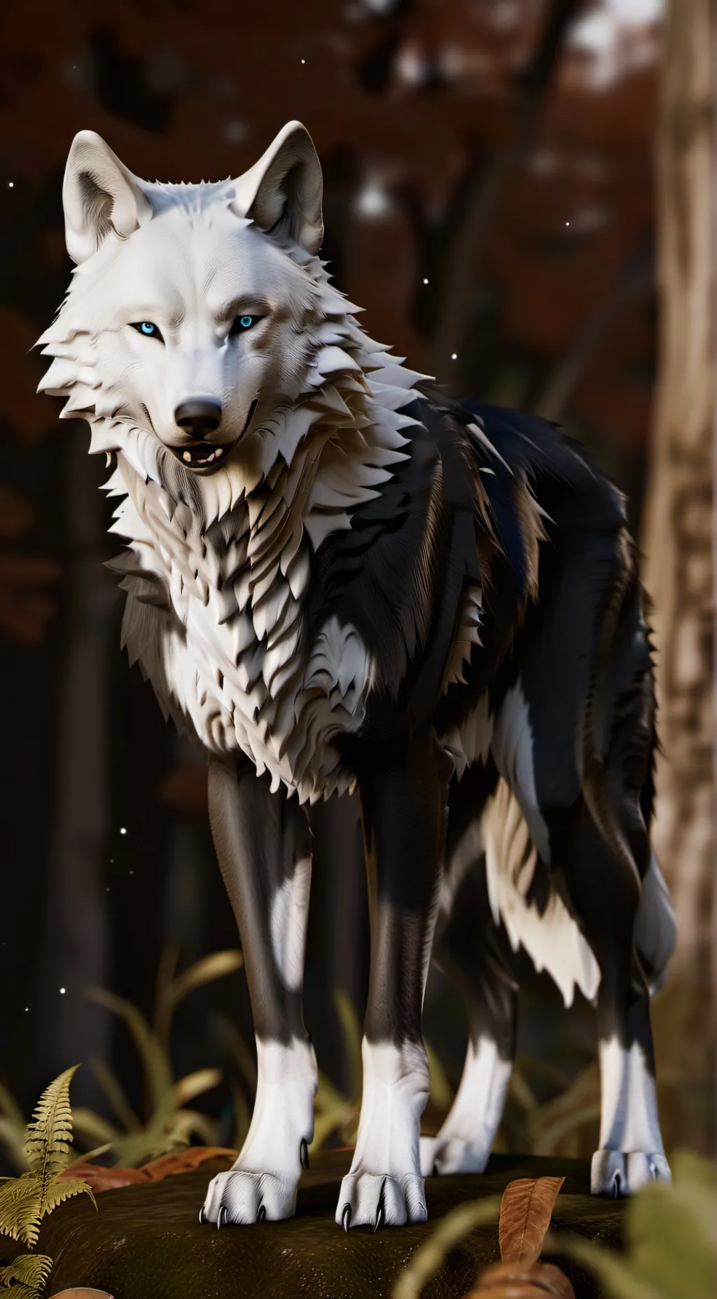 ai character: 🐺 Hunter 🐺 background