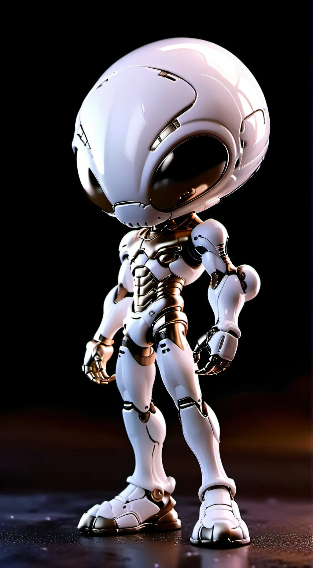 ai character: Alien plush background