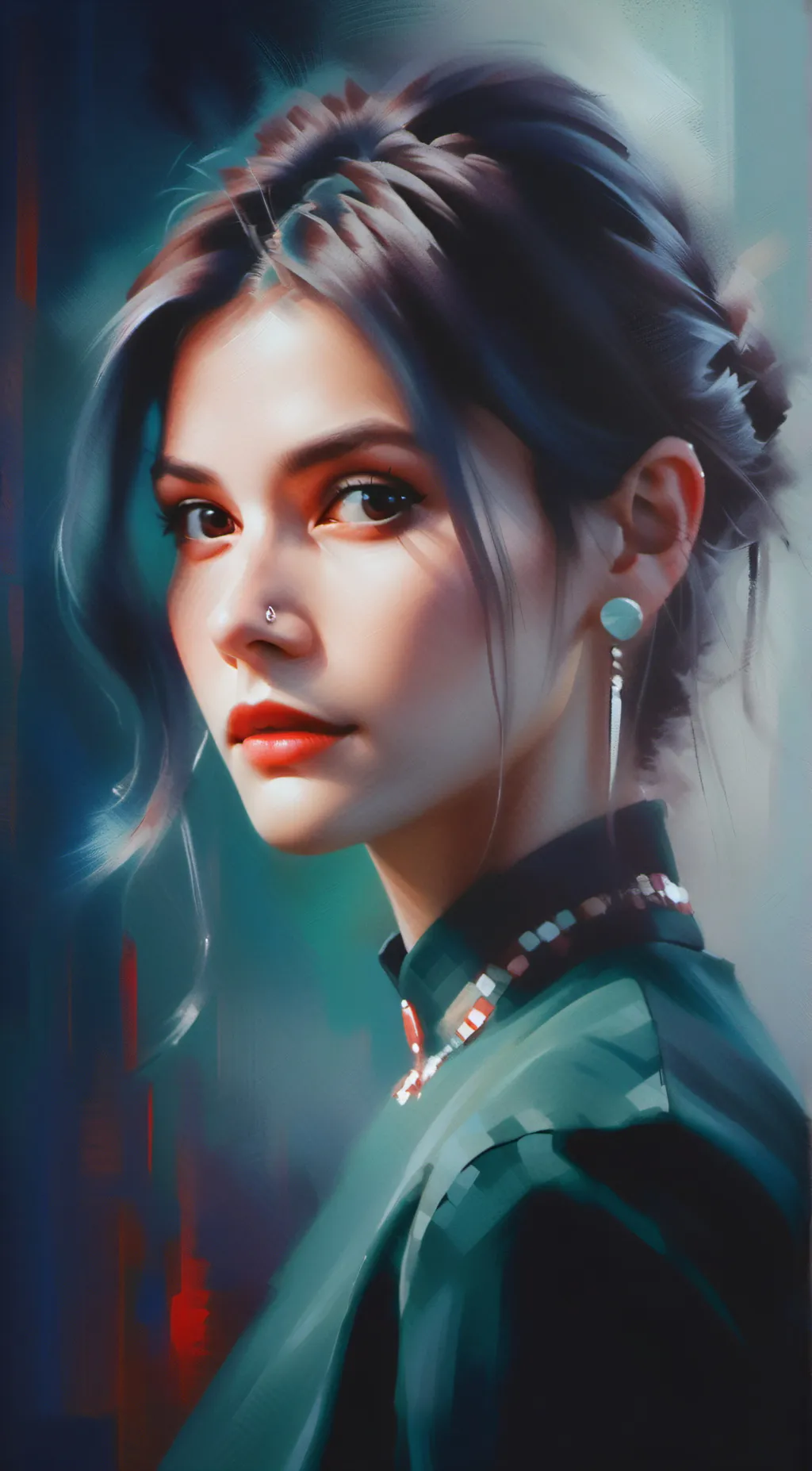 ai character: YouTuber background