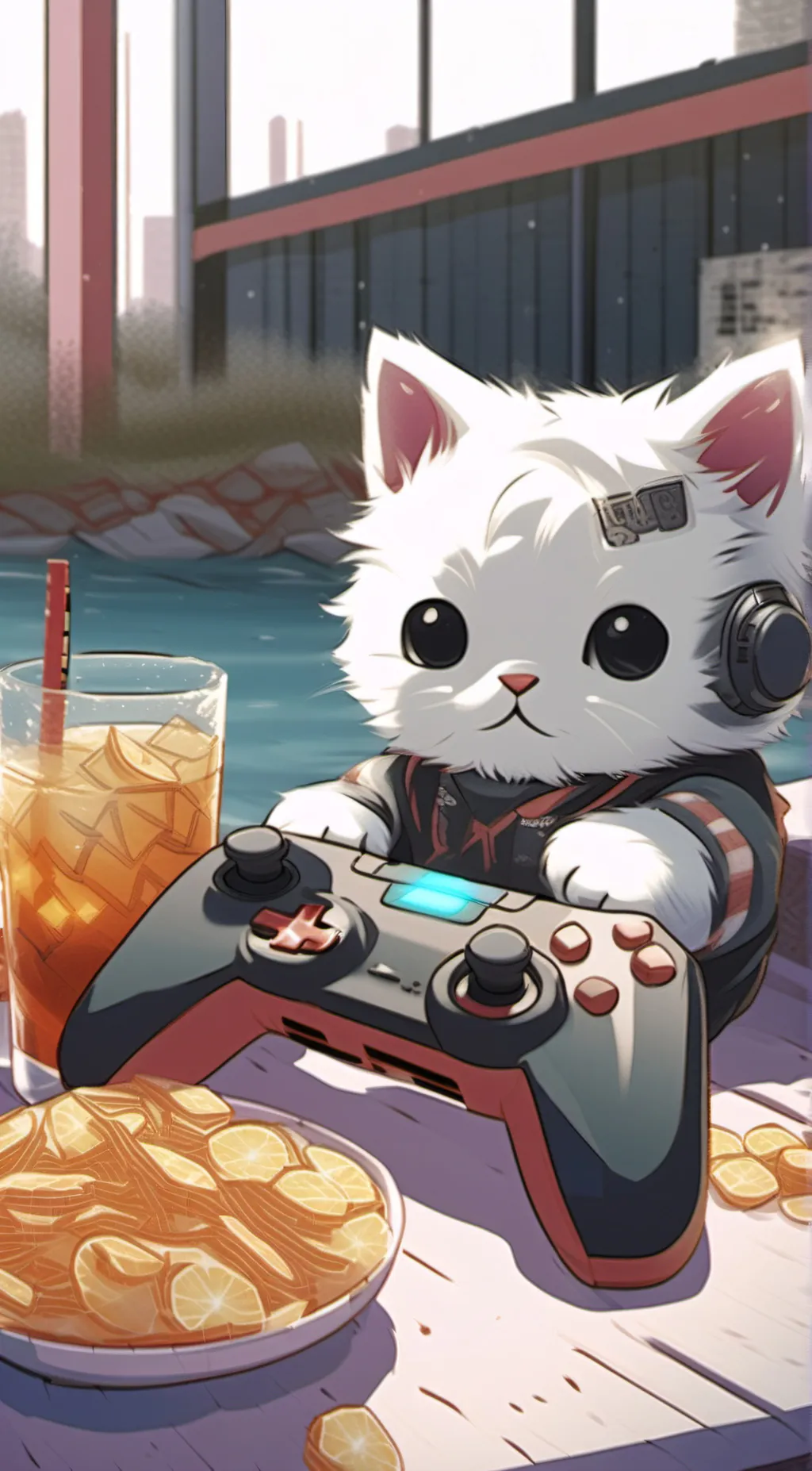 ai character: kittygamer background