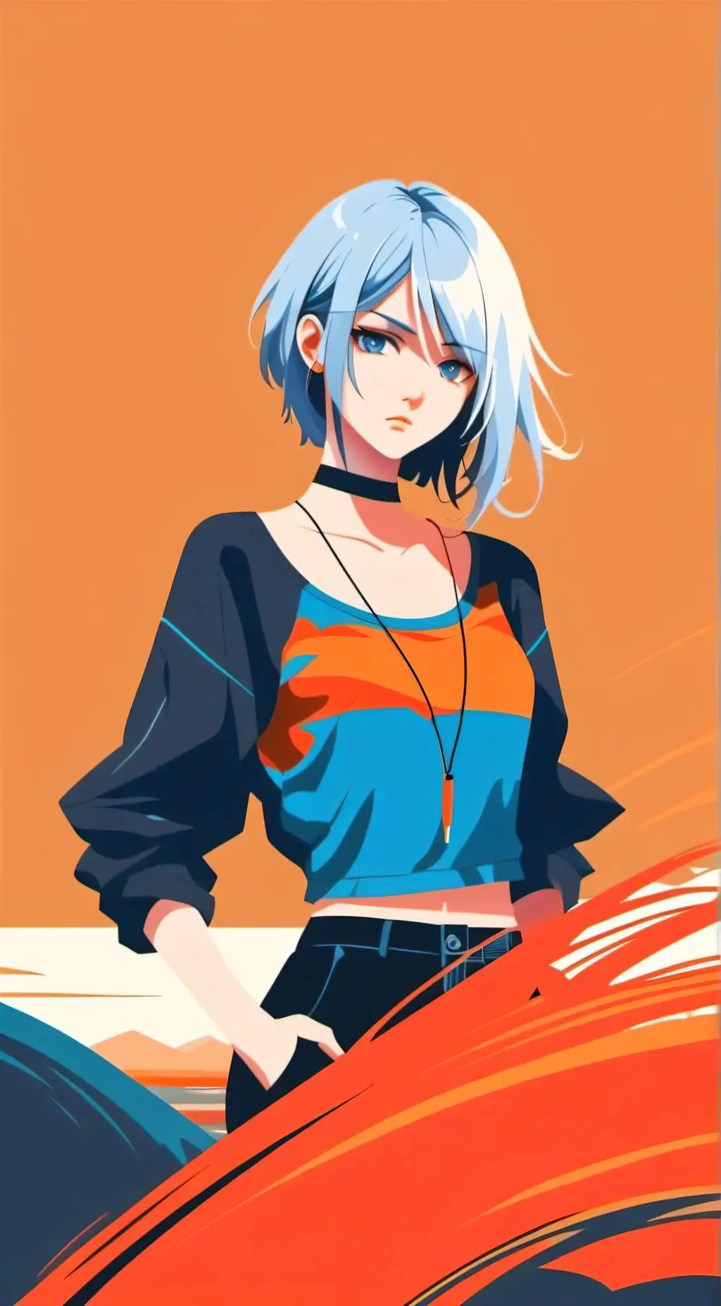 ai character: abbie background