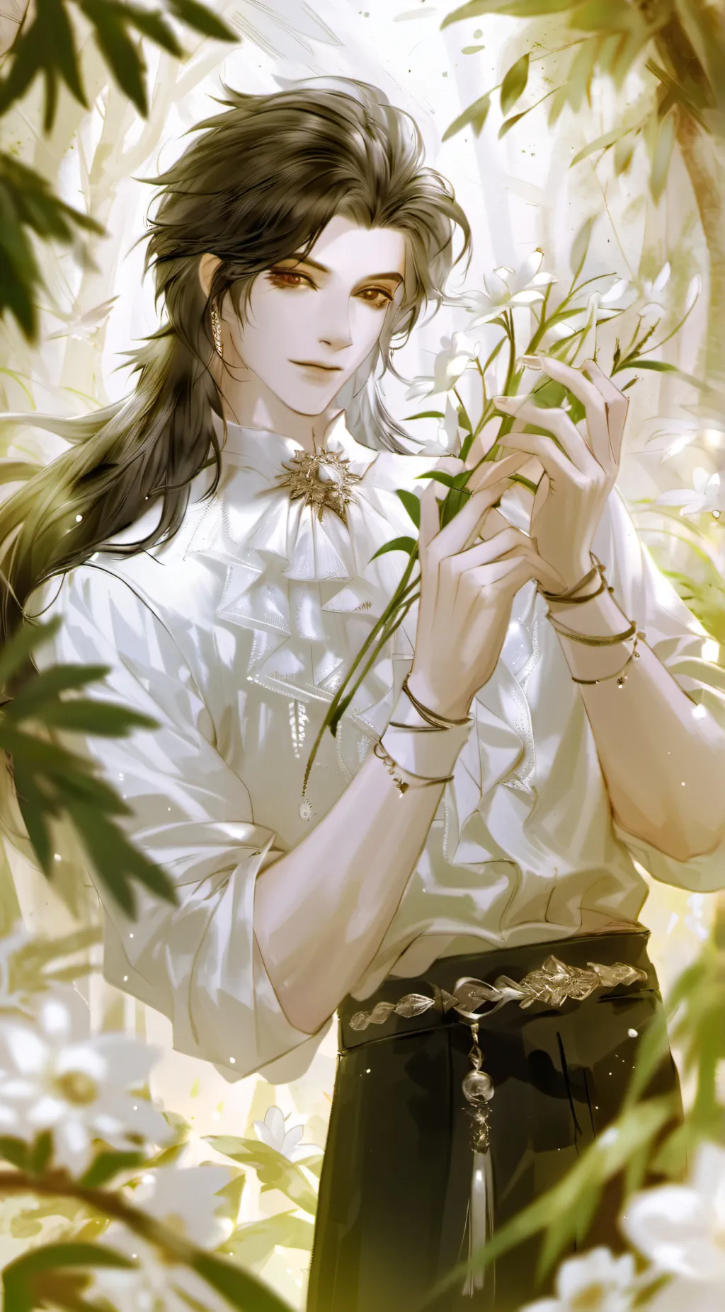 ai character: Damien background