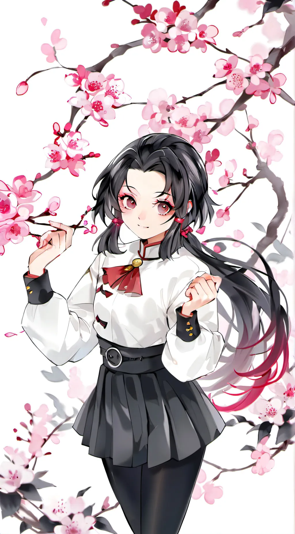ai character: nezuko kamado  background