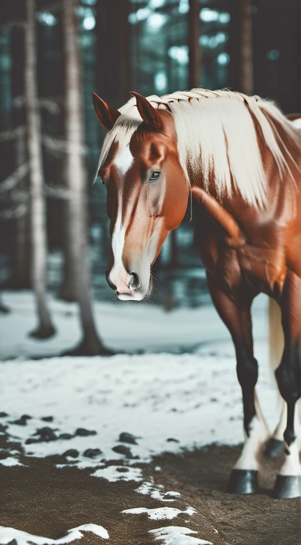 ai character: horse background